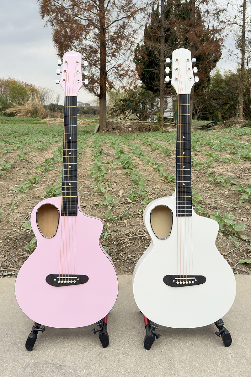 Colourful 38 Inch Fashion Design Jumbo Body Acoustic Guitar