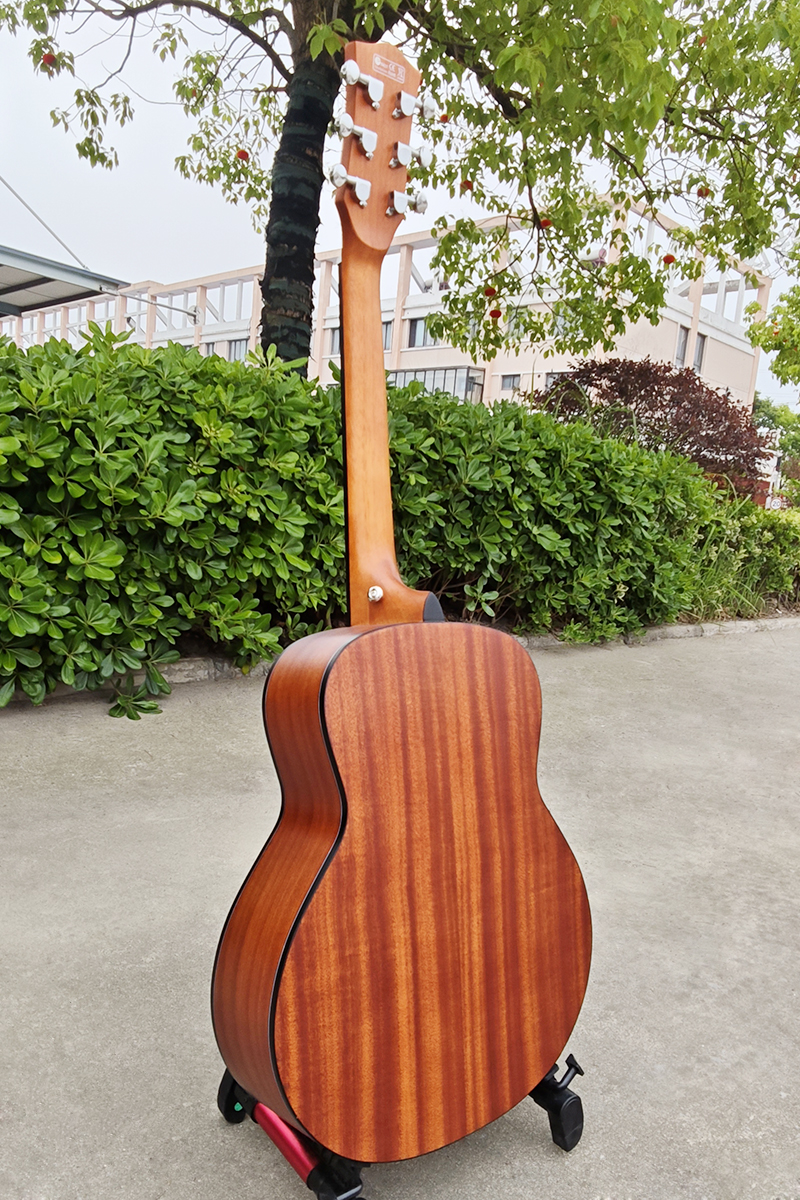 36 Inch Matt Sunburst Colour Acoustic Guitar - Image 4