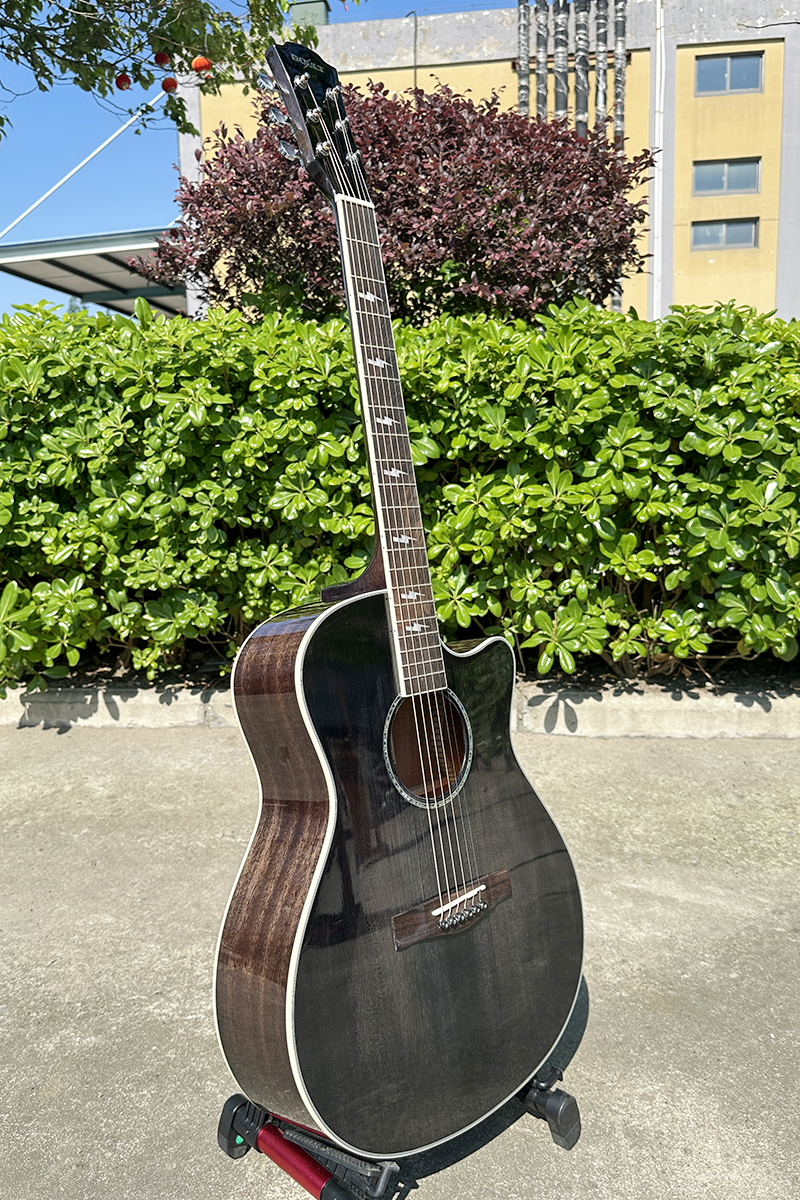 Grand Auditorium Style Vintage Blackburst Solid Spruce Top Body Acoustic Guitar